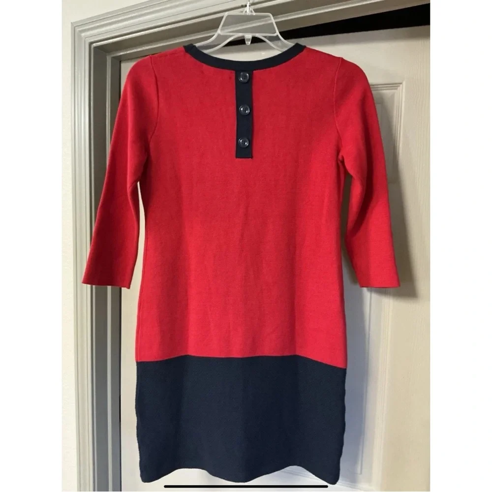 Banana Republic Red and Black Sweater Dress - Picture 4 of 9